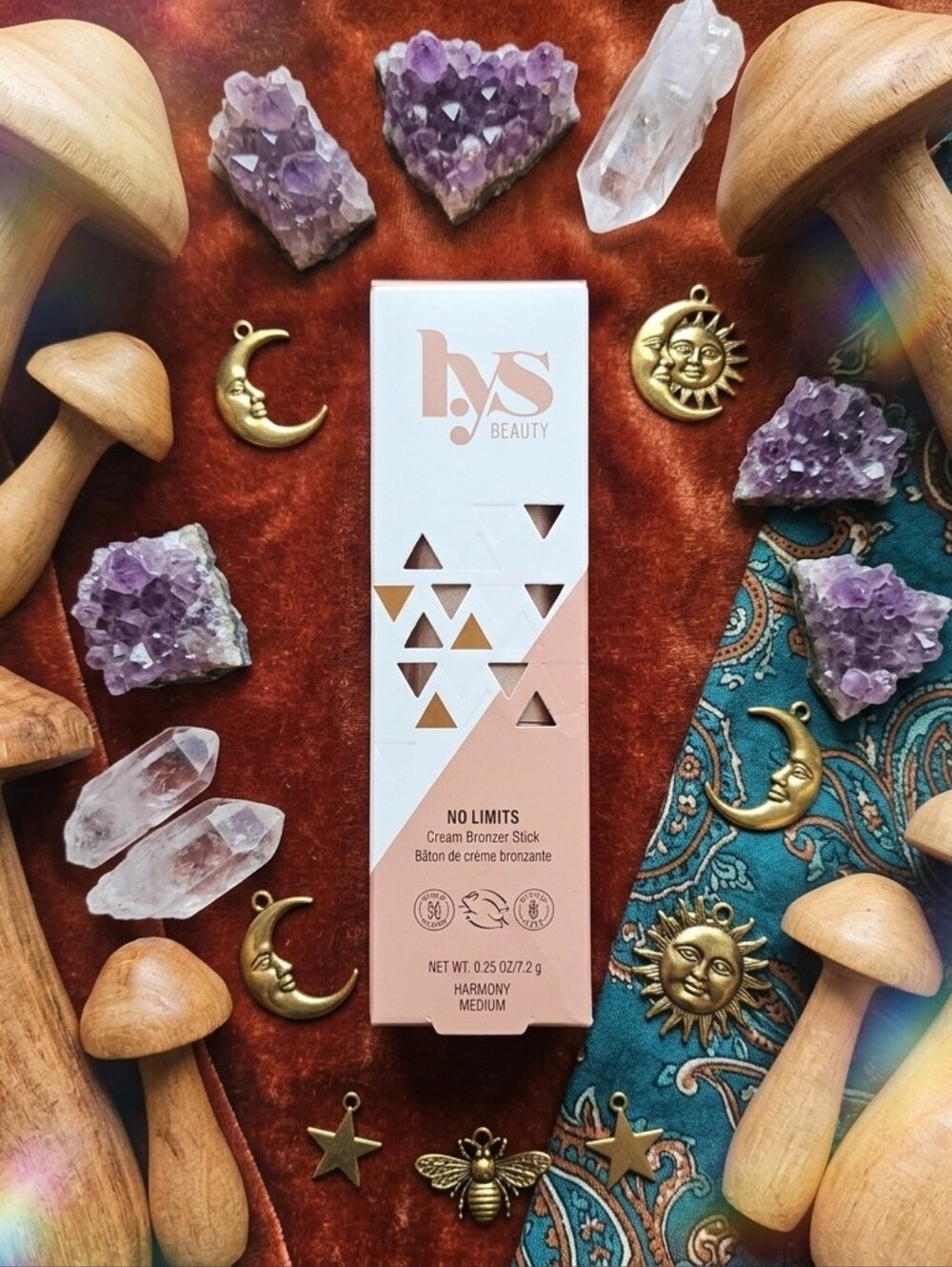 LYS Beauty No Limits Cream Bronzer Stick - Harmony (Medium) NIB 0.25 oz